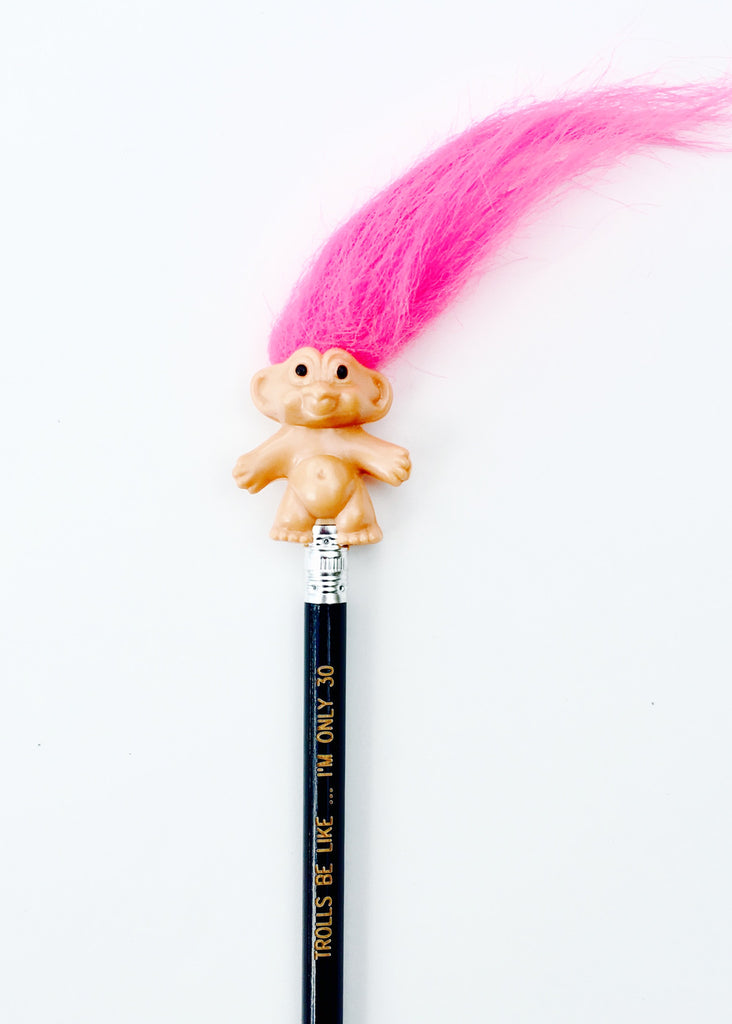 Pink Troll Pencil