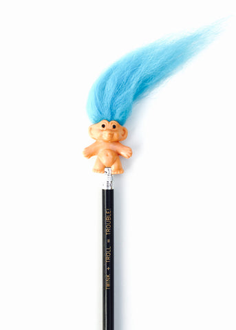 Blue Troll Pencil